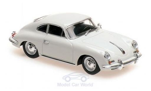 Porsche 356 1/43 Maxichamps B Coupe grigio 1961 modellino in miniatura