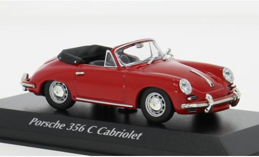 Porsche 356 1/43 Maxichamps C Cabriolet rot 1965 1:43 modellino in miniatura