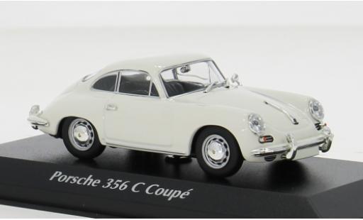 Porsche 356 1/43 Maxichamps C weiss 1965 1:43 modellino in miniatura