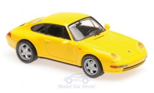 Porsche 993 1/43 Maxichamps 911 () giallo 1 modellino in miniatura