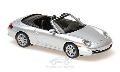 Porsche 996 1/43 Maxichamps 911 () Cabriolet grigio 2001 modellino in miniatura
