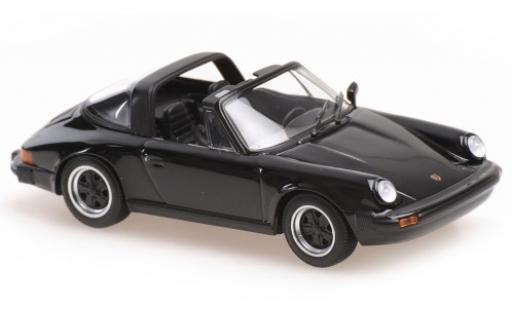 Porsche 930 Targa 1/43 Maxichamps 911 Targa nero 1977 modellino in miniatura