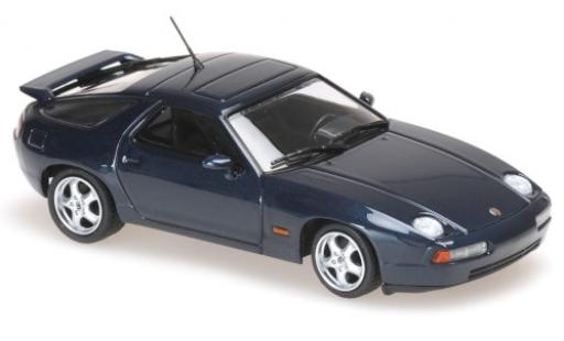 Porsche 928 1/43 Maxichamps GTS metallico verde 1991 modellino in miniatura