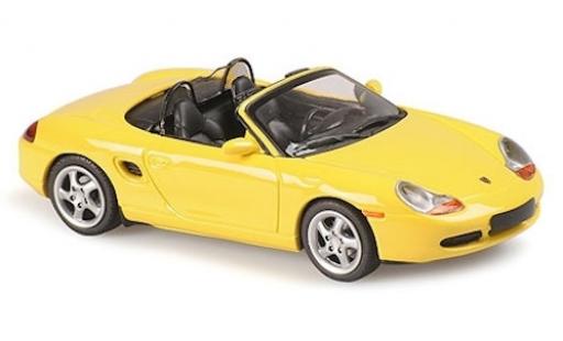 Porsche Boxster 1/43 Maxichamps S giallo 1999 modellino in miniatura