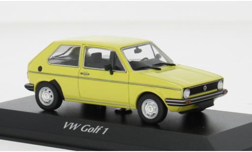 Volkswagen Golf 1/43 Maxichamps I gelb 1980 1:43 modellino in miniatura
