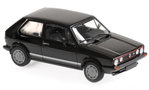Volkswagen Golf 1/43 Maxichamps I GTI nero 1983 modellino in miniatura