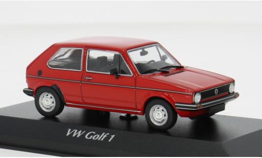 Volkswagen Golf 1/43 Maxichamps I rot 1980 1:43 modellino in miniatura