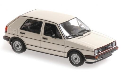 Volkswagen Golf 1/43 Maxichamps II GTI bianco 1985 5-portes modellino in miniatura