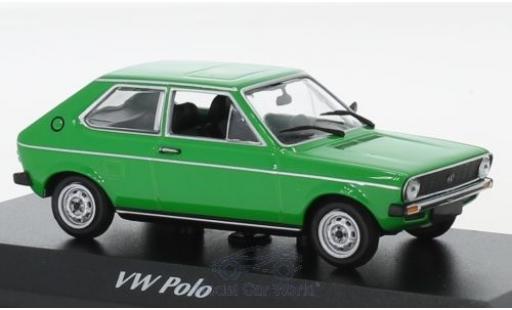 Volkswagen Polo 1/43 Maxichamps verde 1979 modellino in miniatura