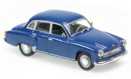 Wartburg 311 1/43 Maxichamps blu 1959 modellino in miniatura
