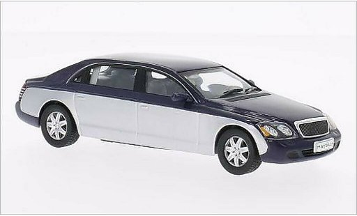 Maybach 62 Base 1/43 WhiteBox metallicoo blu/grigio 2009 modellini auto