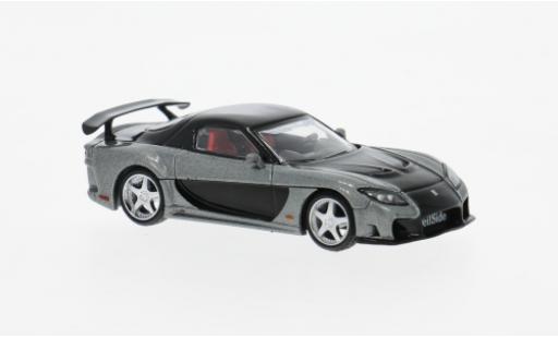 Mazda RX7 1/64 Mini GT (FD3S) grau/schwarz 2011 1:64 modellino in miniatura