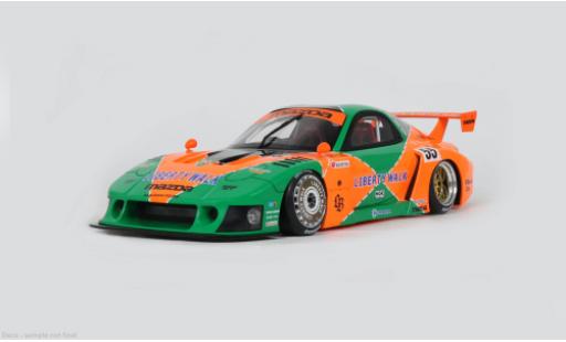 Mazda RX7 1/18 GT Spirit (FD3S) LB-Super Silhouette gr&uuml;n/orange 2024 1:18 modellino in miniatura