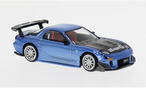 Mazda RX7 1/64 Pop Race RE-Amemiya blau 1:64 modellino in miniatura
