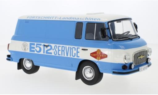 Barkas B 1000 1/18 MCG Kastenwagen blu/bianco Fortschritt Service 1970 modellino in miniatura