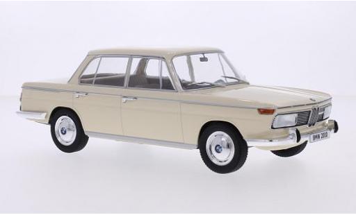 Bmw 2000 1/18 MCG tilux (Typ 120) beige 1966 les portes et capos fermé modellino in miniatura