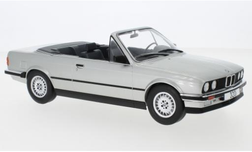 Bmw 320 1/18 MCG i (E30) Cabriolet grigio 1985 modellino in miniatura