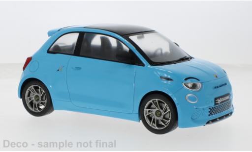 Fiat 500 1/18 MCG e Abarth blau 2024 1:18 modellino in miniatura