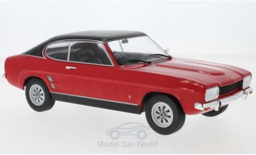Ford Capri 1/18 MCG MKI 1600 GT rosso/nero 1973 modellino in miniatura
