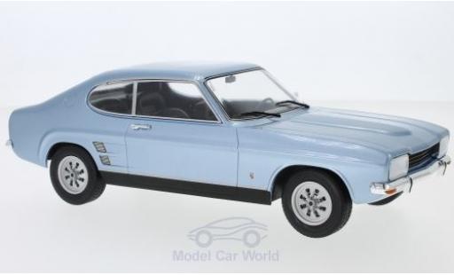 Ford Capri 1/18 MCG MKI 1600 XL metallico blu 1973 modellino in miniatura