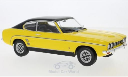 Ford Capri 1/18 MCG MKI 2000 GXL giallo/nero 1973 modellino in miniatura