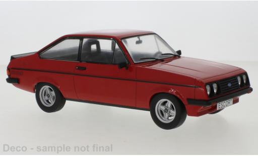 Ford Escort 1/18 MCG MK II RS 2000 rosso 1977 modellino in miniatura