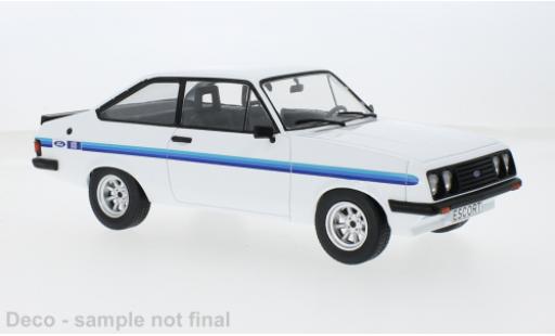 Ford Escort 1/18 MCG MK II RS 2000 weiss 1977 1:18 modellino in miniatura