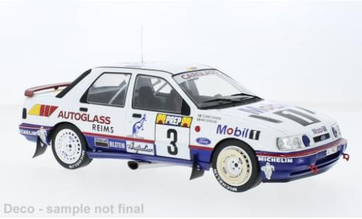 Ford Sierra 1/18 MCG Cosworth 4x4 No.3 Mobil 1 Rallye WM Rallye Monte Carlo 1992 1:18 modellino in miniatura