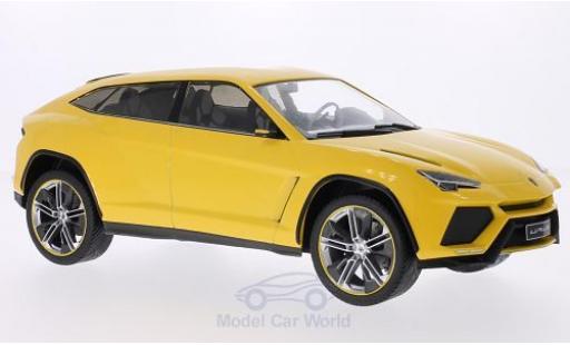 Lamborghini Urus 1/18 MCG metallico giallo 2012 Türen und Hauben geschlossen modellino in miniatura