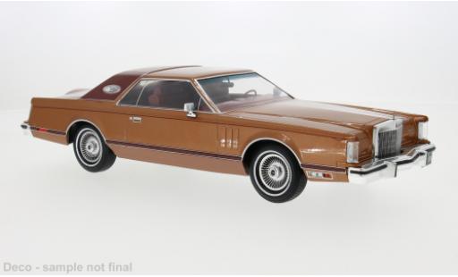 Lincoln Continental 1/18 MCG Mark V kupfer 1978 1:18 modellino in miniatura