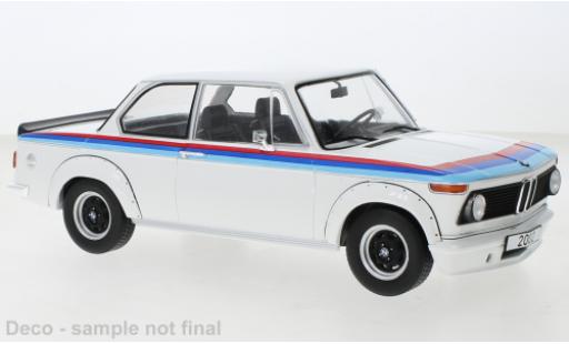 Bmw 2002 1/18 MCG turbo bianco/Décorer 1973 modellino in miniatura