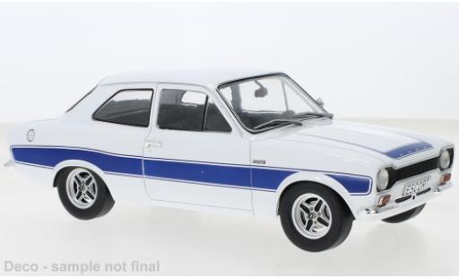 Ford Escort 1/18 MCG MK I RS 2000 bianco/blu 1973 modellino in miniatura