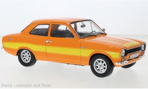 Ford Escort 1/18 MCG MK I RS 2000 orange 1973 modellino in miniatura
