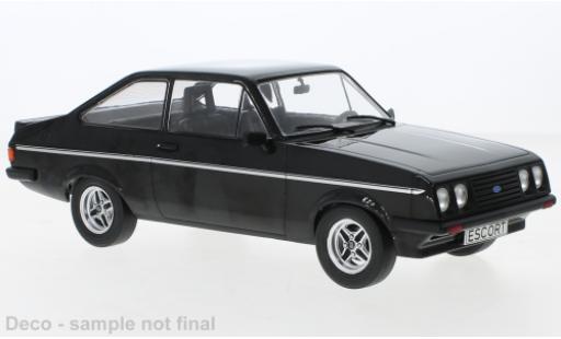 Ford Escort 1/18 MCG MK II RS 2000 nero 1977 modellino in miniatura