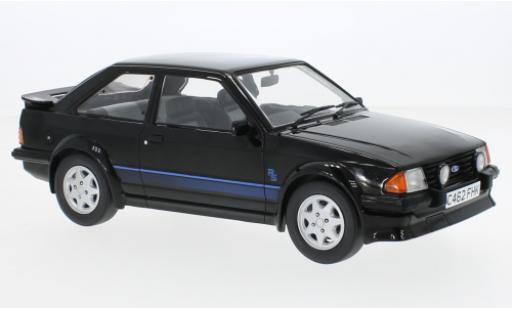 Ford Escort 1/18 MCG MK III RS Turbo nero 1985 modellino in miniatura