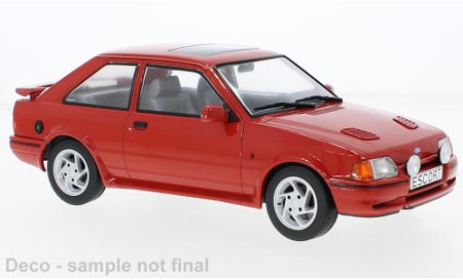 Ford Escort 1/18 MCG RS Turbo S2 rosso 1990 modellino in miniatura