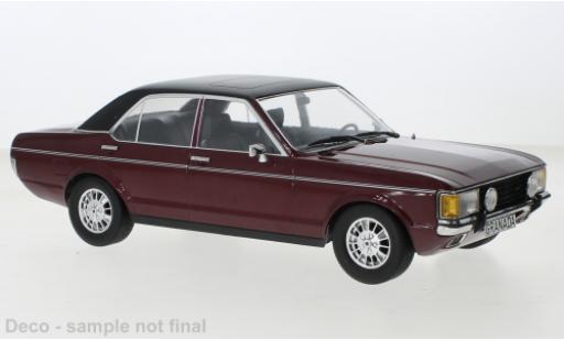 Ford Granada 1/18 MCG MK I metallise rosso/matt-nero 1975 modellino in miniatura