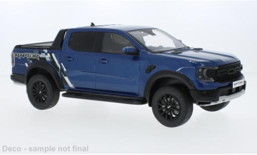 Ford Ranger 1/18 MCG Raptor metallise blu 2023 modellino in miniatura