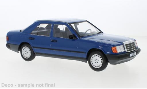 Mercedes 260 1/18 MCG E (W124) blu 1984 modellino in miniatura