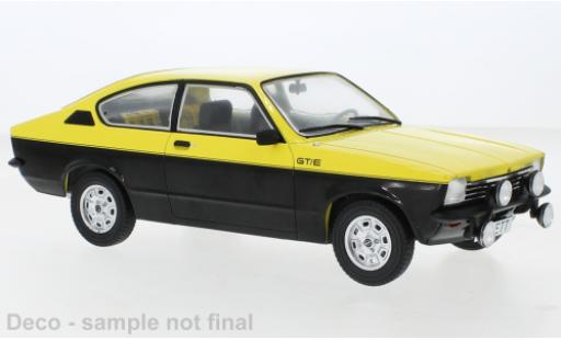 Opel Kadett 1/18 MCG C Coupe GT/E giallo/nero 1975 modellino in miniatura