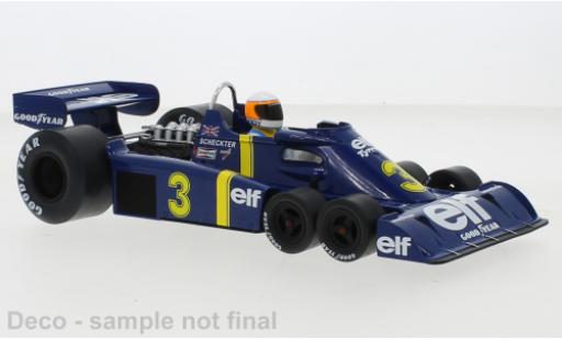 Tyrrell P34 1/18 MCG No.3 Elf Team formule 1 GP Suède 1976 modellino in miniatura