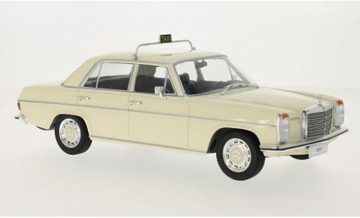 Mercedes 220 1/18 MCG D/8 (W115) beige Taxi 1973 modellino in miniatura