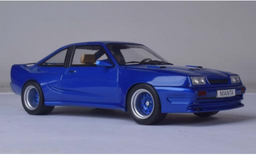 Opel Manta 1/18 MCG B Mattig metallico blu 1991 modellino in miniatura