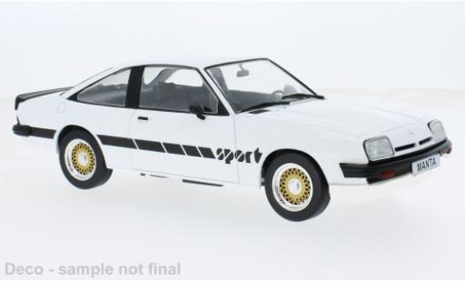Opel Manta 1/18 MCG B Sport weiss 1980 1:18 modellino in miniatura
