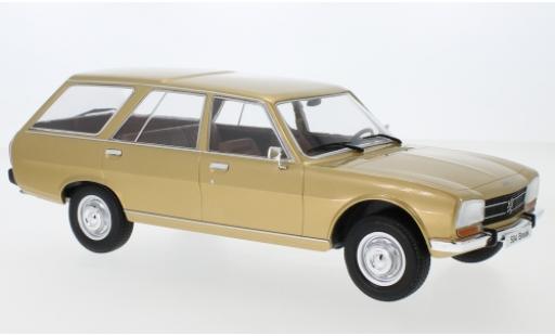 Peugeot 504 1/18 MCG Break gold 1976 modellino in miniatura