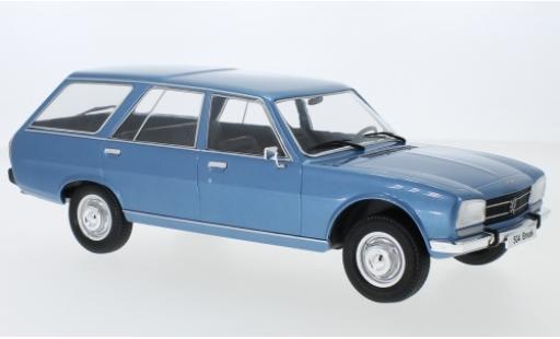 Peugeot 504 1/18 MCG Break metallico blu 1976 modellino in miniatura