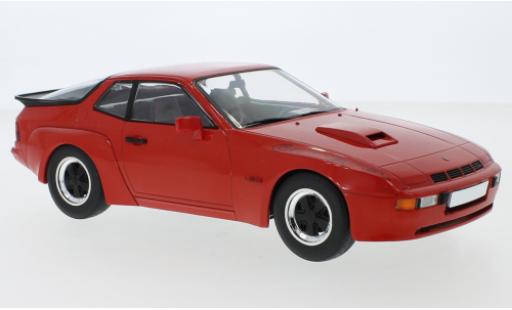 Porsche 924 1/18 MCG Carrera GT rosso 1981 modellino in miniatura