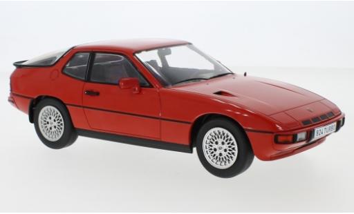 Porsche 924 1/18 MCG Turbo rosso 1979 modellino in miniatura