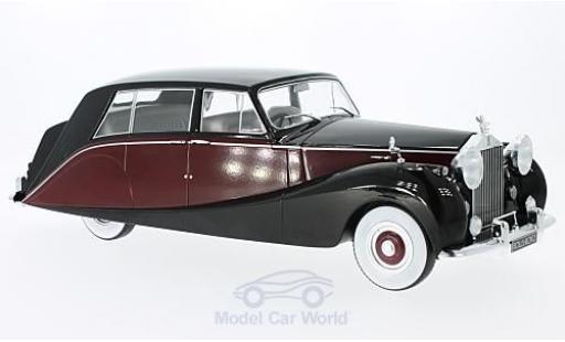 Rolls Royce Silver Wraith 1/18 MCG Empress by Hooper nero/rosso RHD 1956 modellino in miniatura