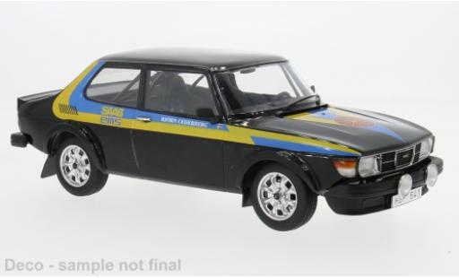 Saab 99 1/18 MCG Turbo schwarz/Dekor 1977 1:18 modellino in miniatura